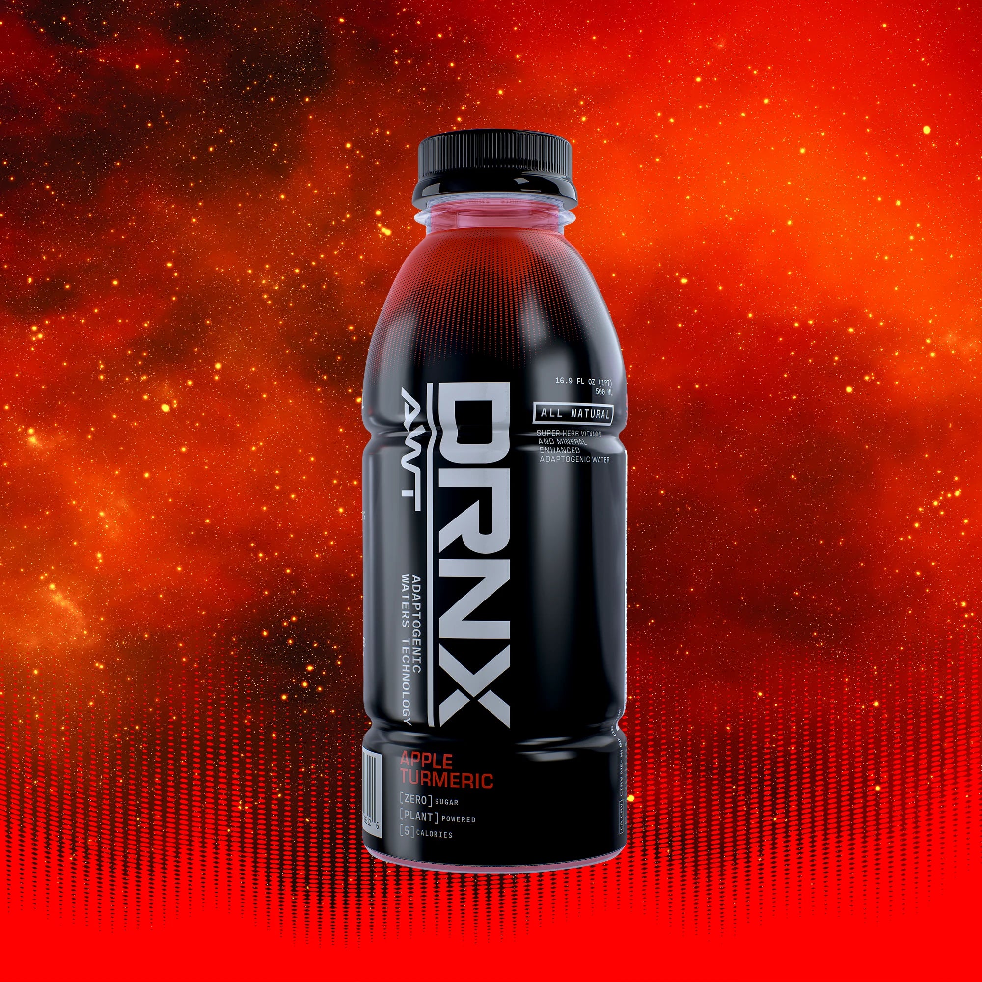 DRNX Adaptogenic Water - Apple Turmeric - 12 Pack