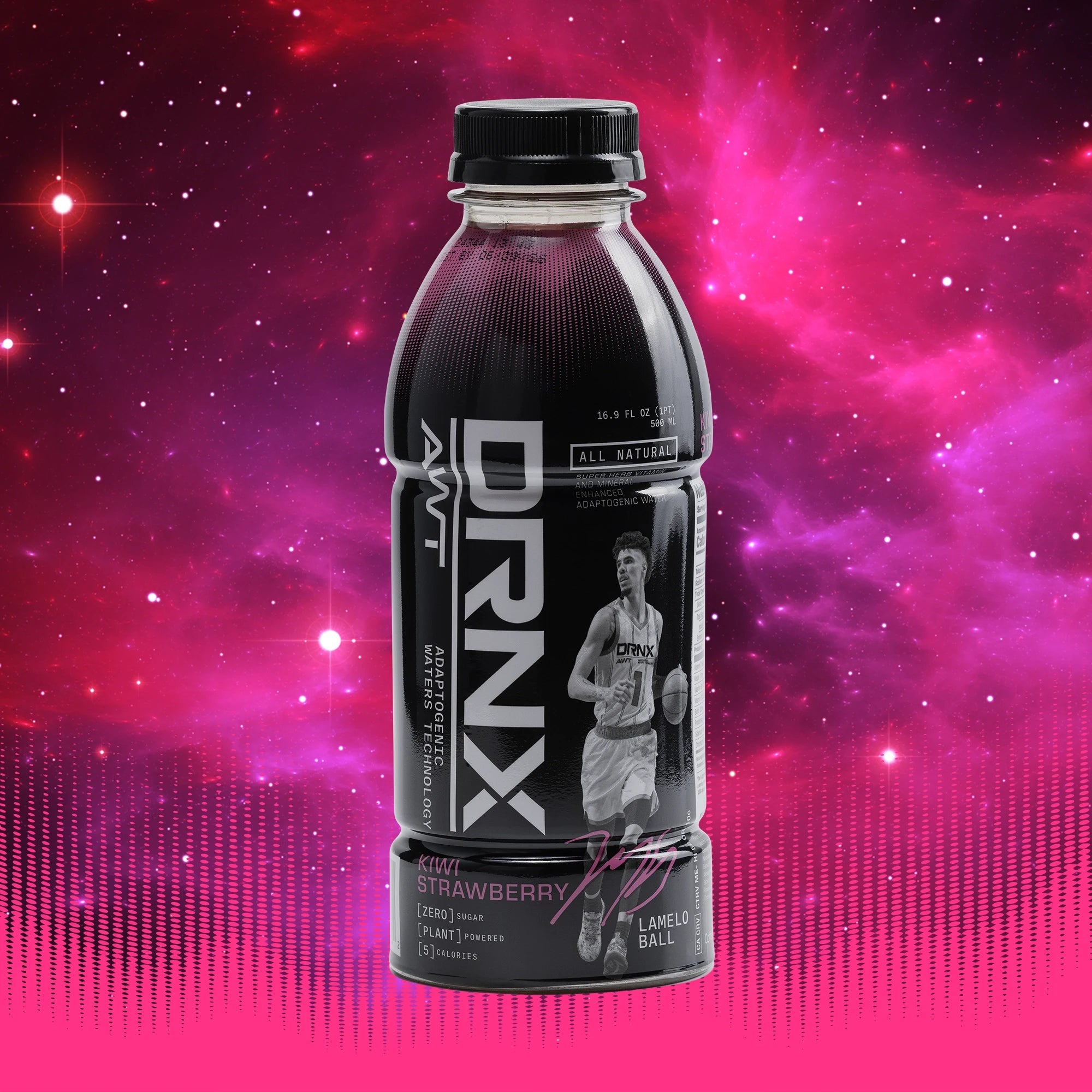 DRNX Adaptogenic Waters - Kiwi Strawberry - 12 Case