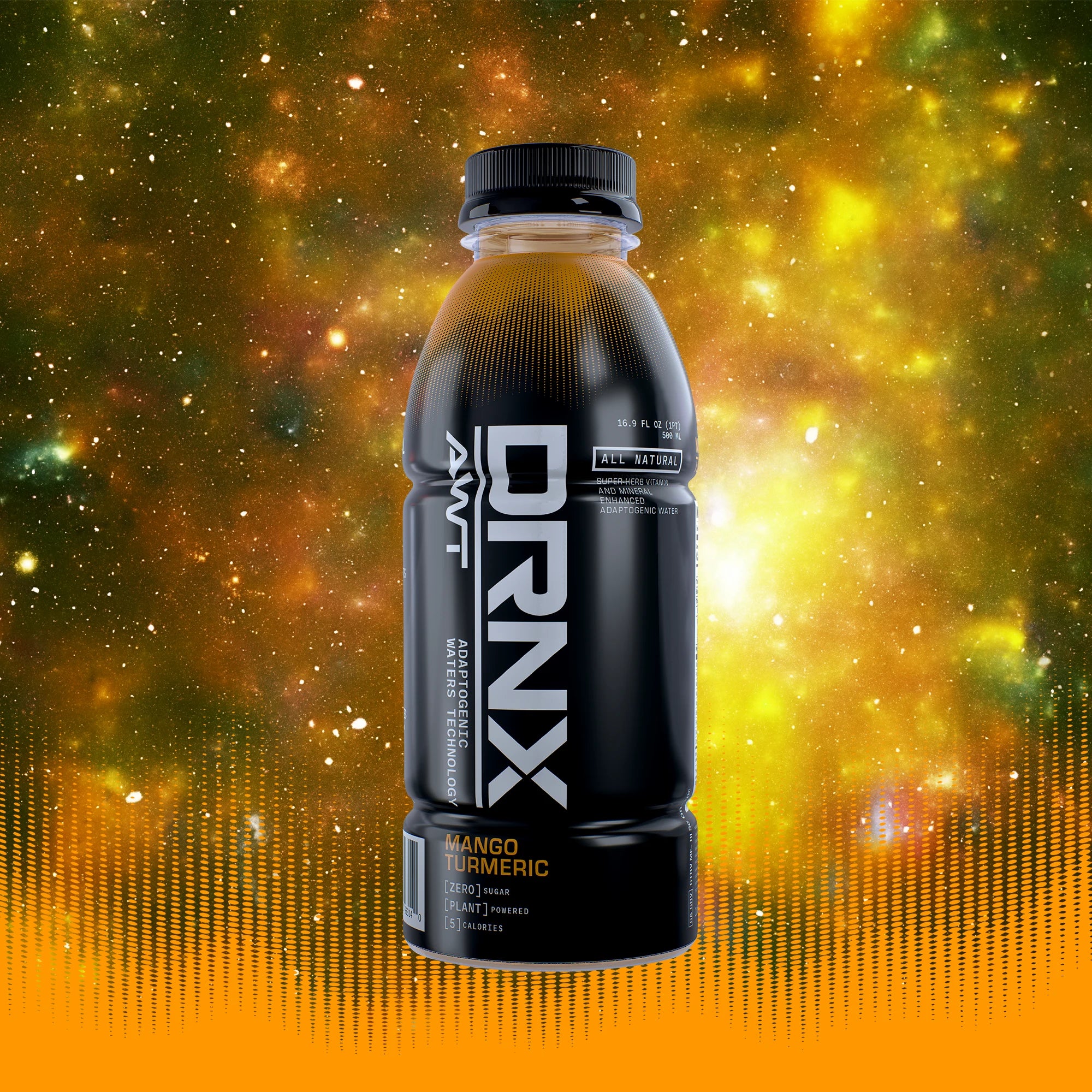 DRNX Adaptogenic Water - Mango Turmeric - 12 Pack