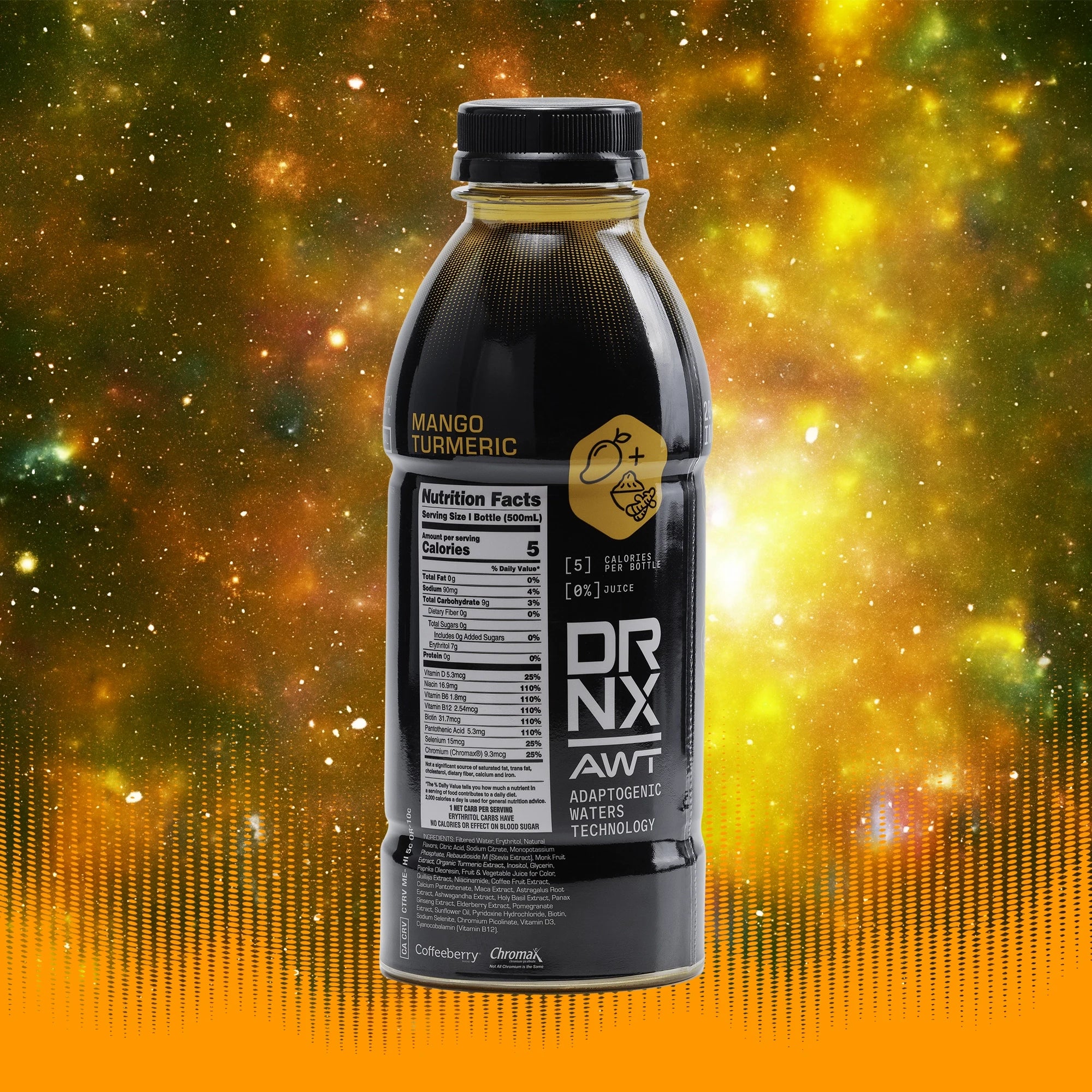 DRNX Adaptogenic Water - Mango Turmeric - 12 Case